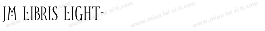 JM Libris Light字体转换